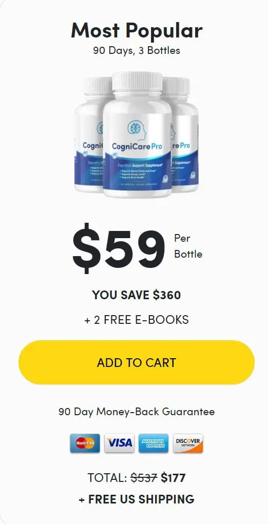 Cognicare Pro supplement